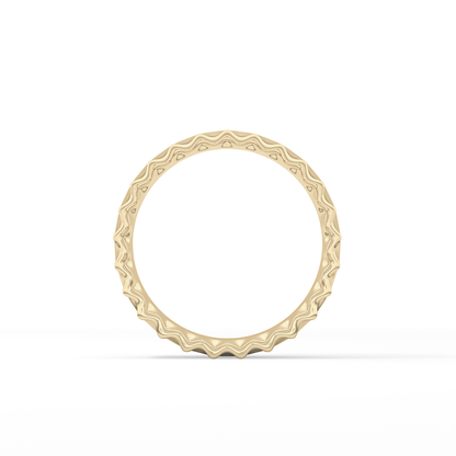 Classic Textured Wedding Band