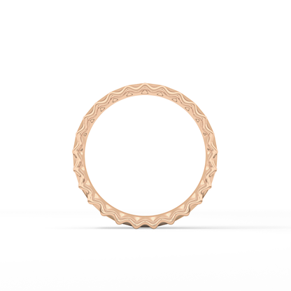 Classic Textured Wedding Band