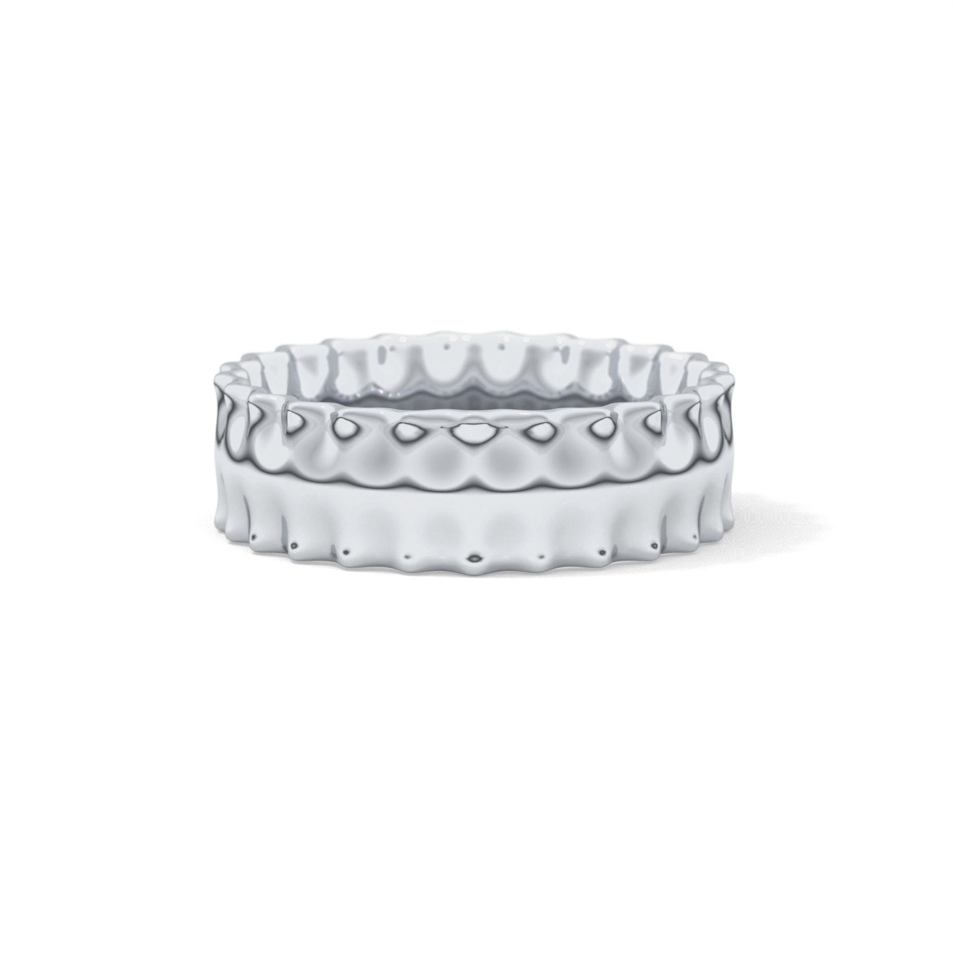 Classic Textured Wedding Band