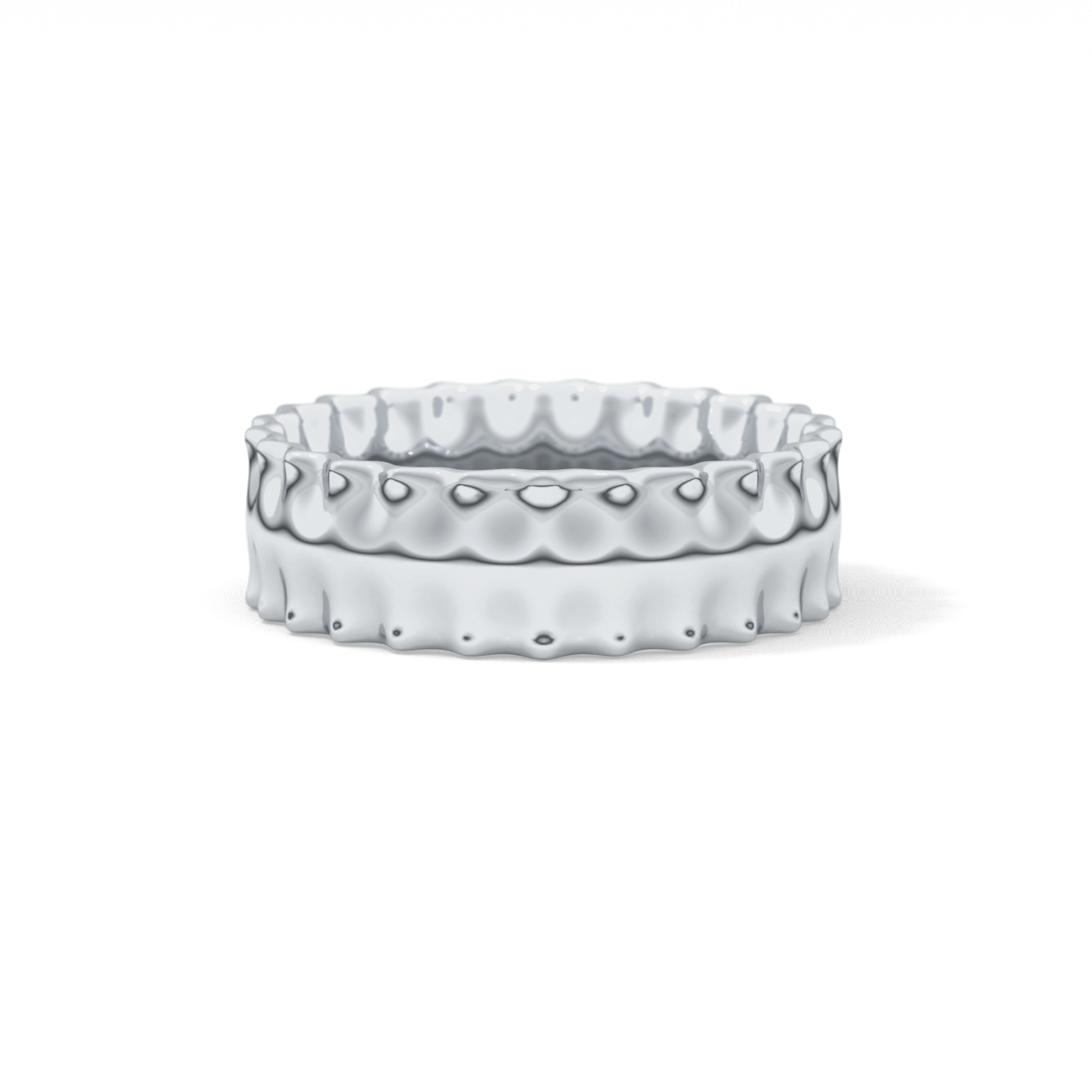 Classic Textured Wedding Band