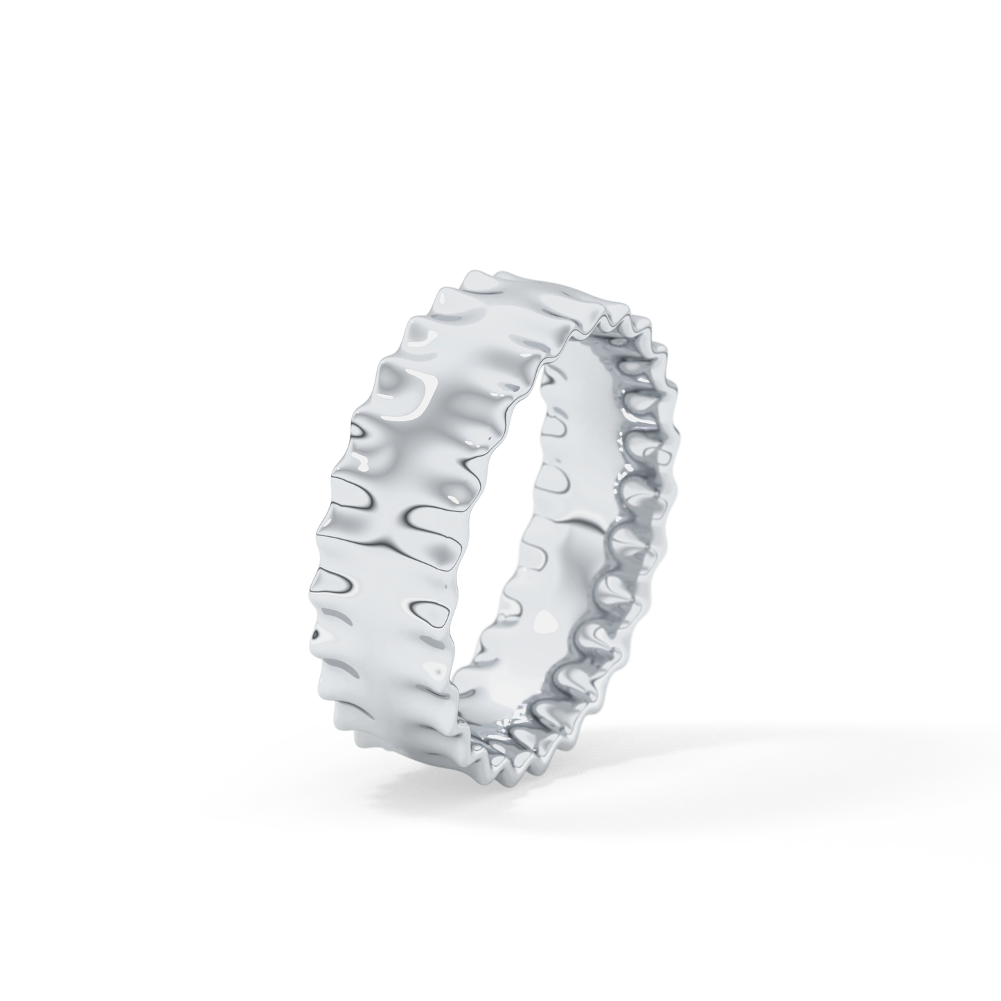 Classic Textured Wedding Band