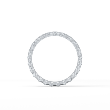 Classic Textured Wedding Band