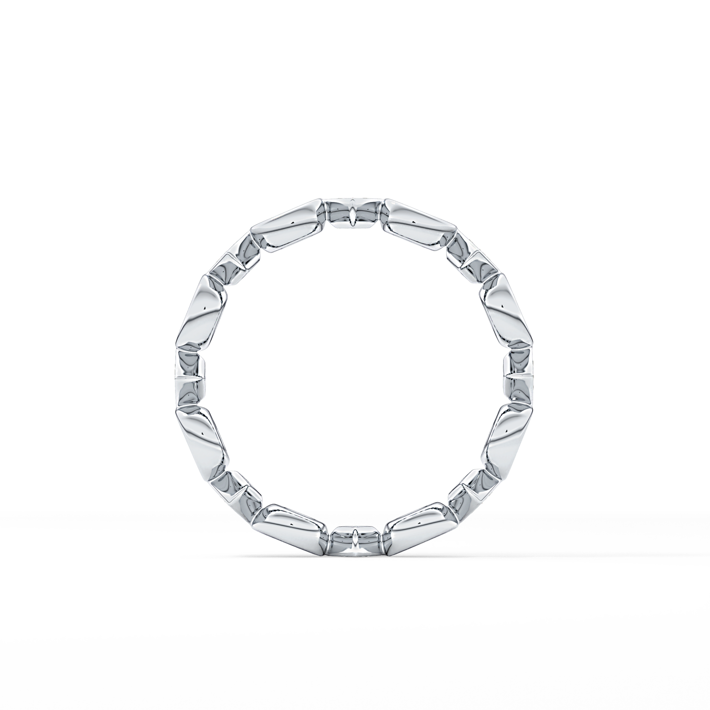 0.72 TCW Oval & Princess Lab Grown Diamond Wedding Band