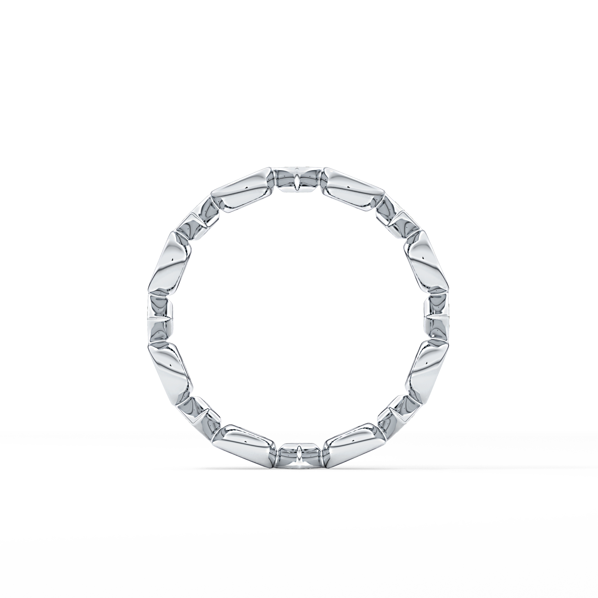 0.72 TCW Oval & Princess Lab Grown Diamond Wedding Band