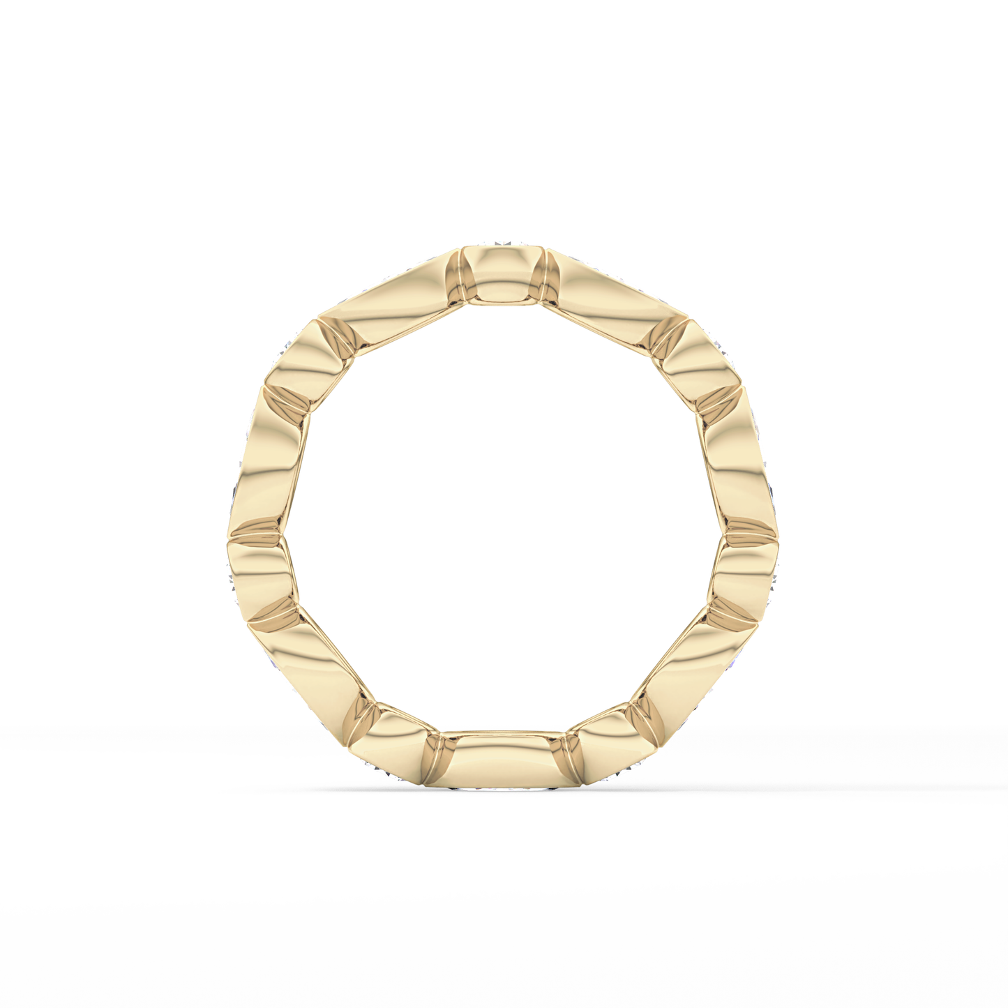 0.98 TCW Round & Marquise  Lab Grown Diamond Wedding Band