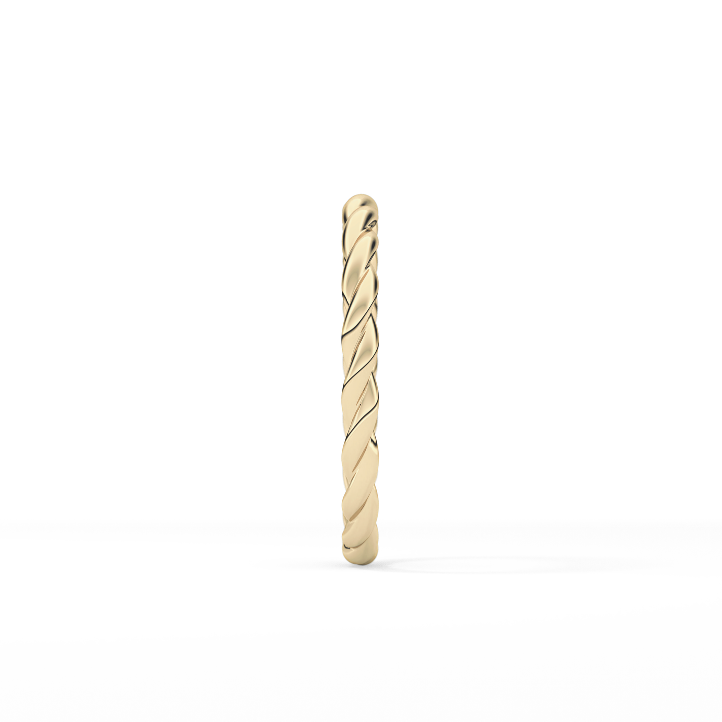 Twisted Shank Wedding Band
