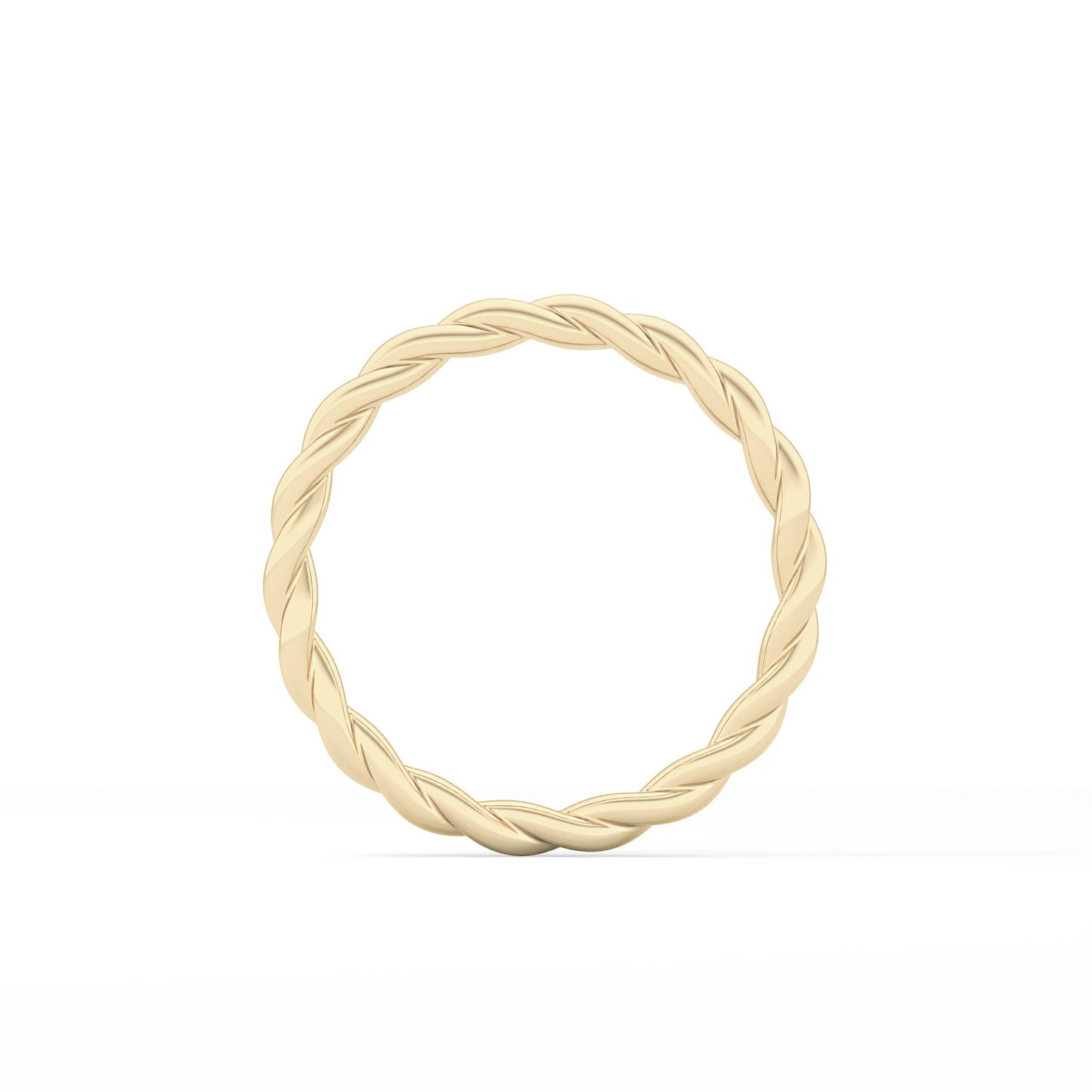 Twisted Shank Wedding Band