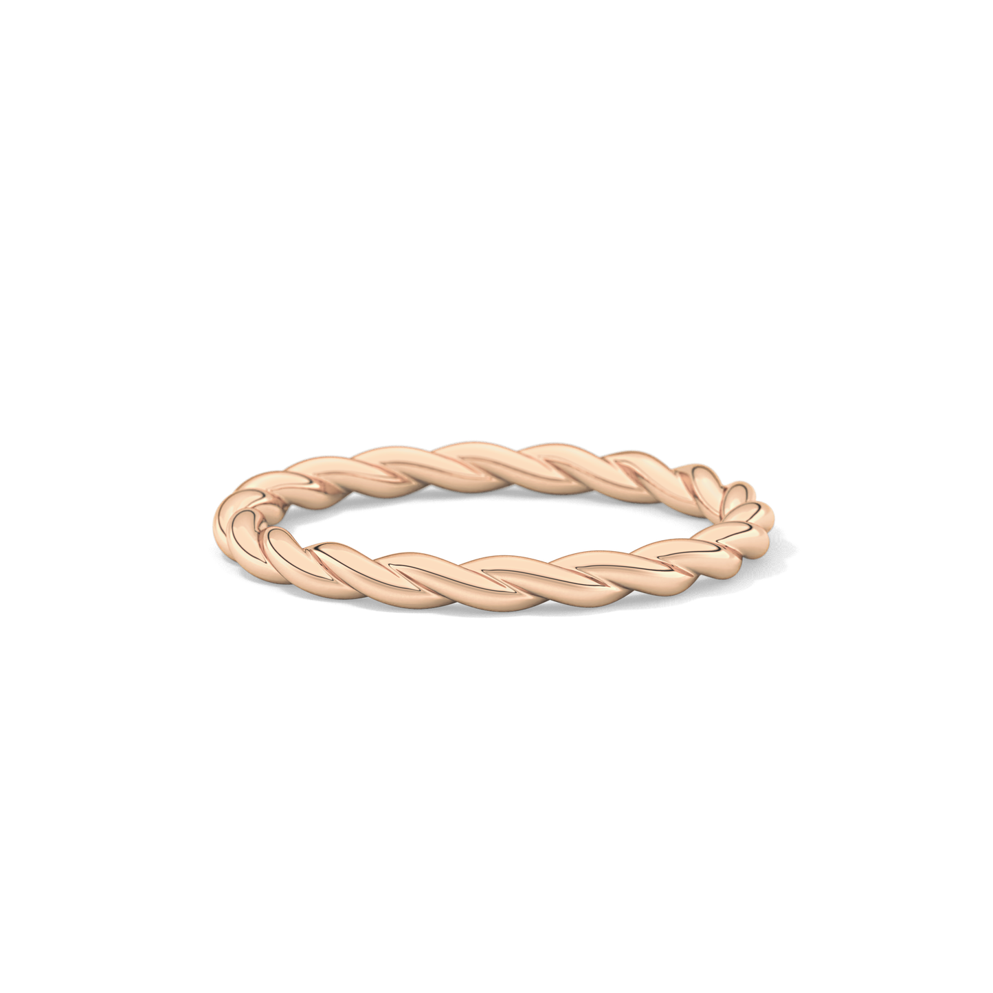 Twisted Shank Wedding Band