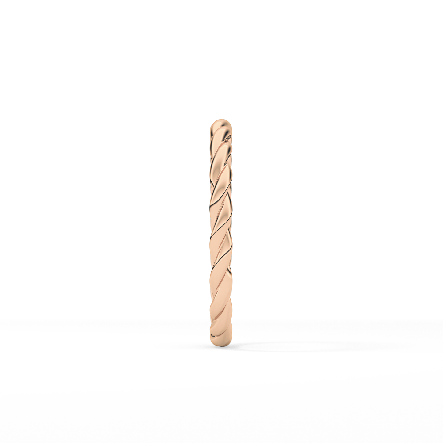 Twisted Shank Wedding Band