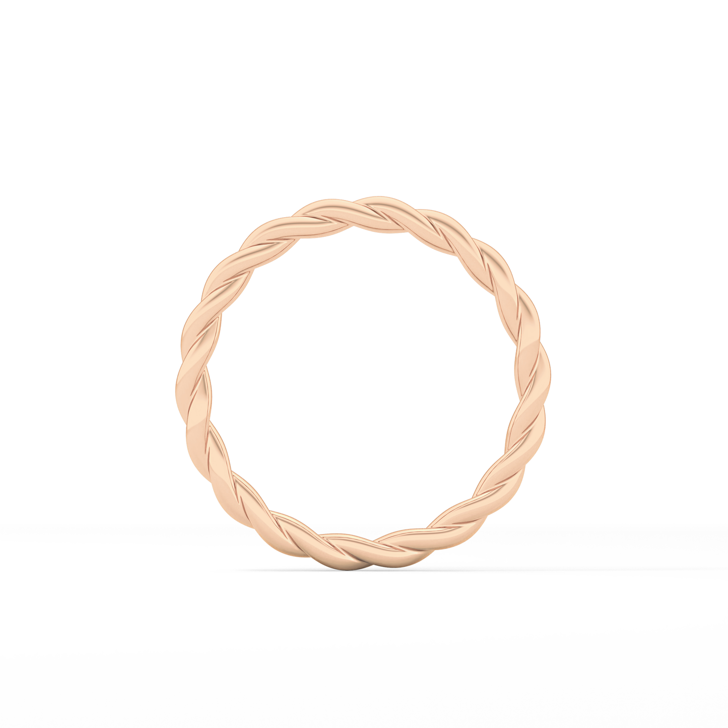 Twisted Shank Wedding Band