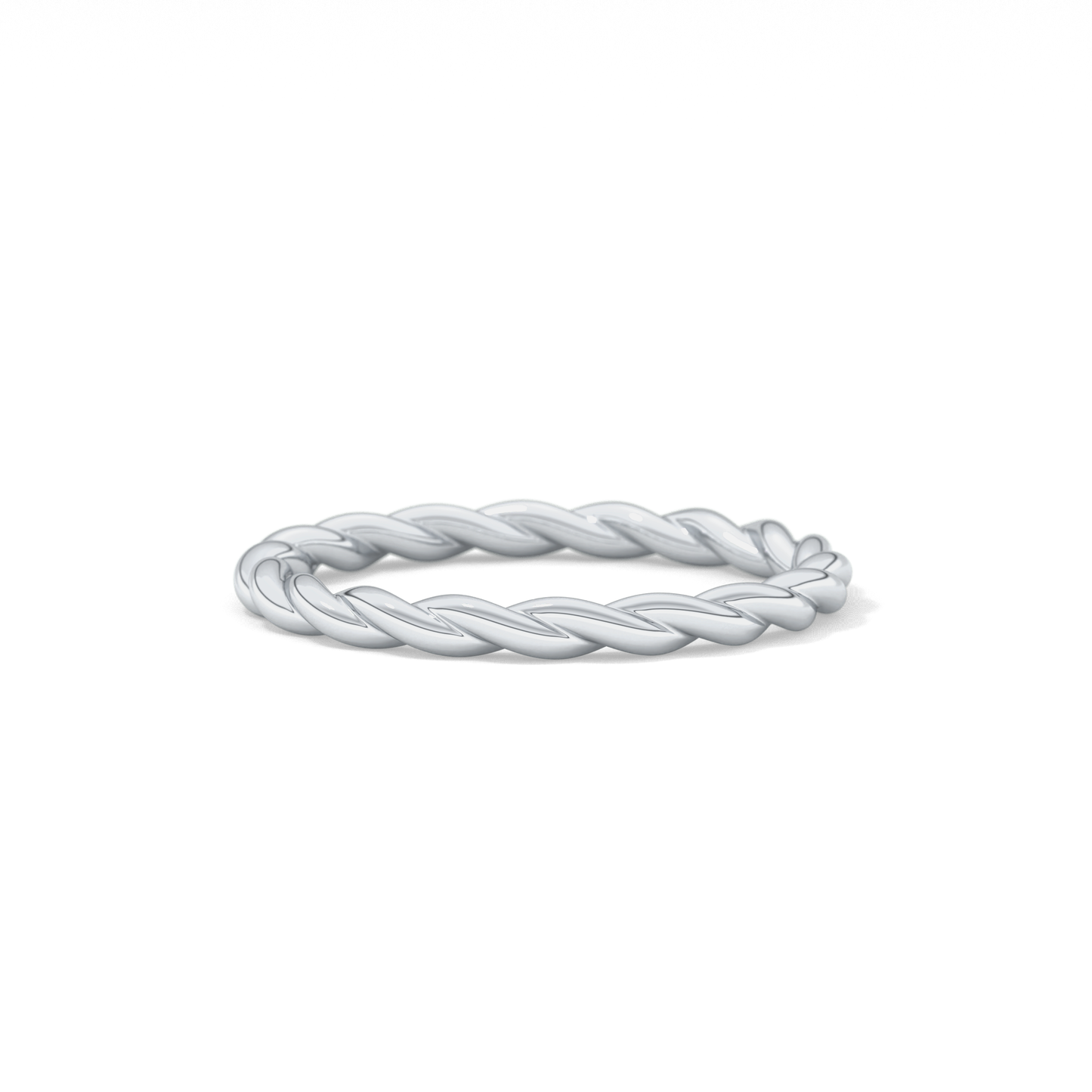 Twisted Shank Wedding Band