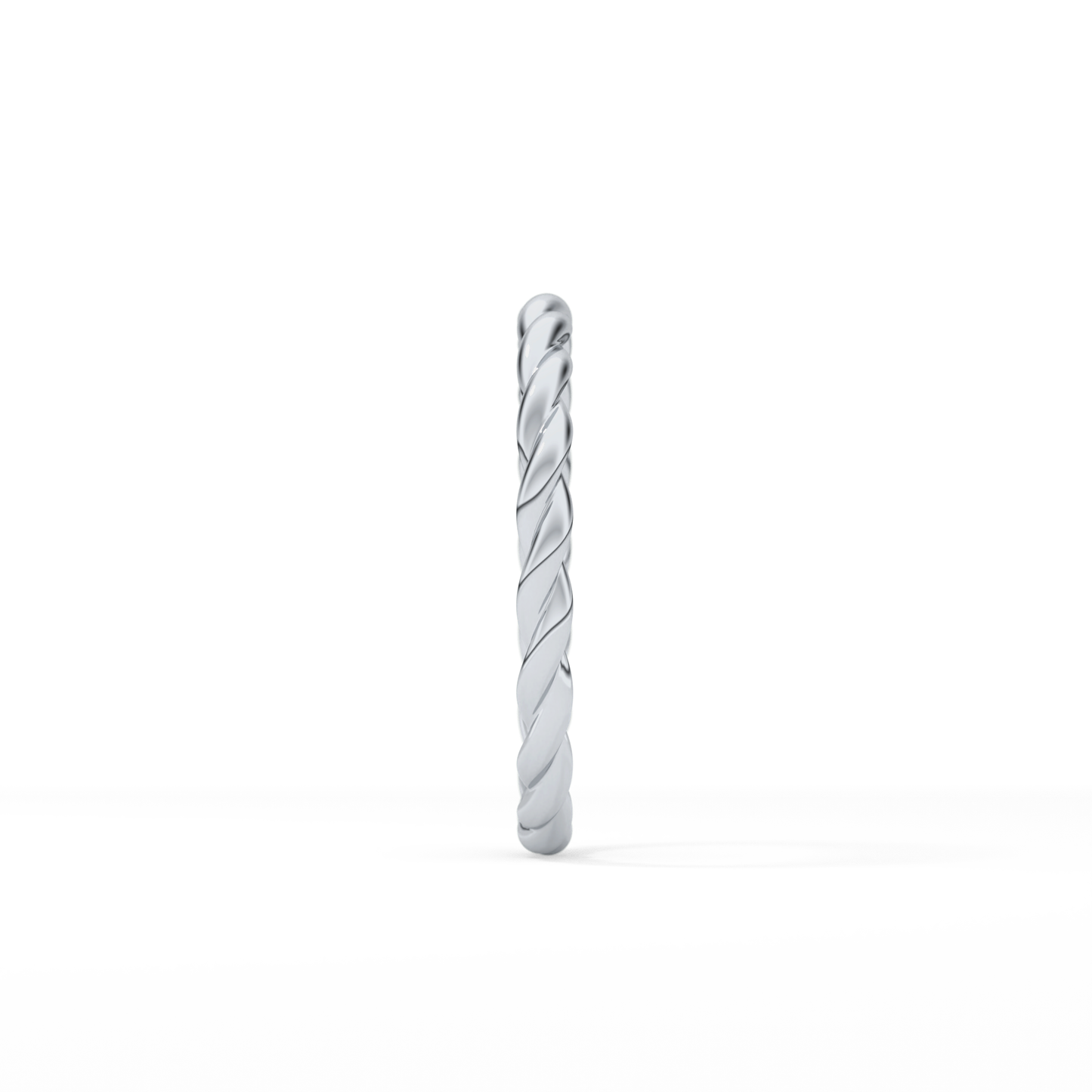 Twisted Shank Wedding Band