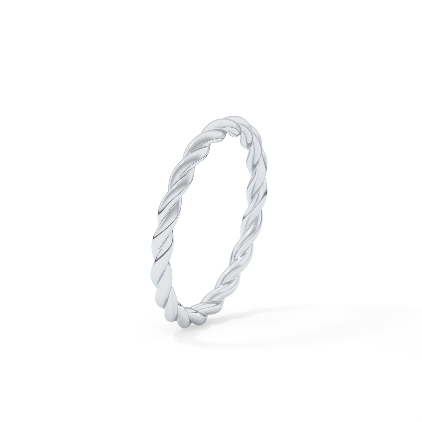 Twisted Shank Wedding Band