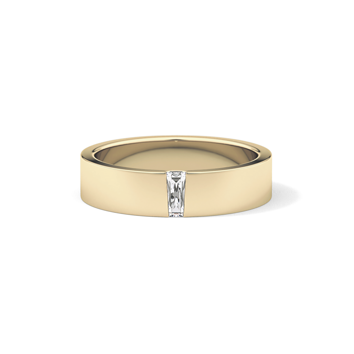 0.1 TCW Baguette  Lab Grown Diamond Wedding Band