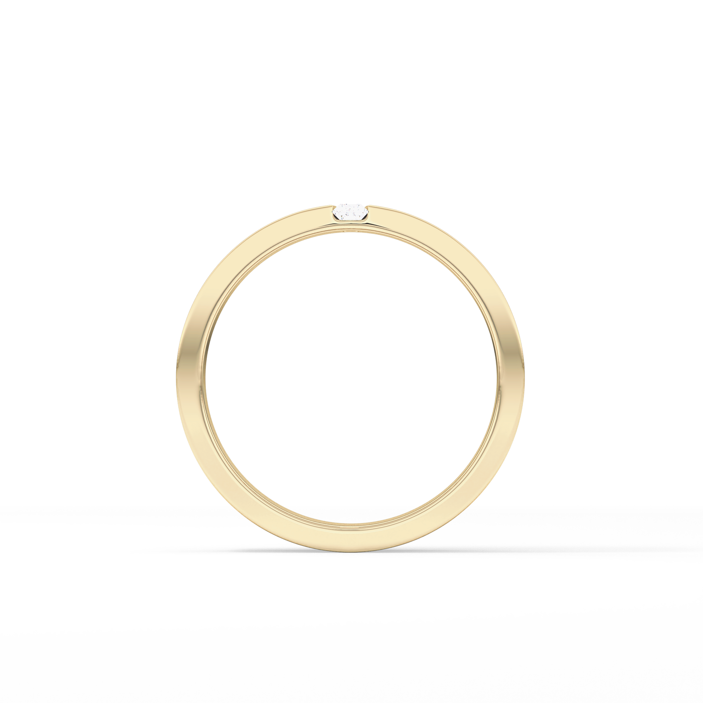 0.1 TCW Baguette  Lab Grown Diamond Wedding Band