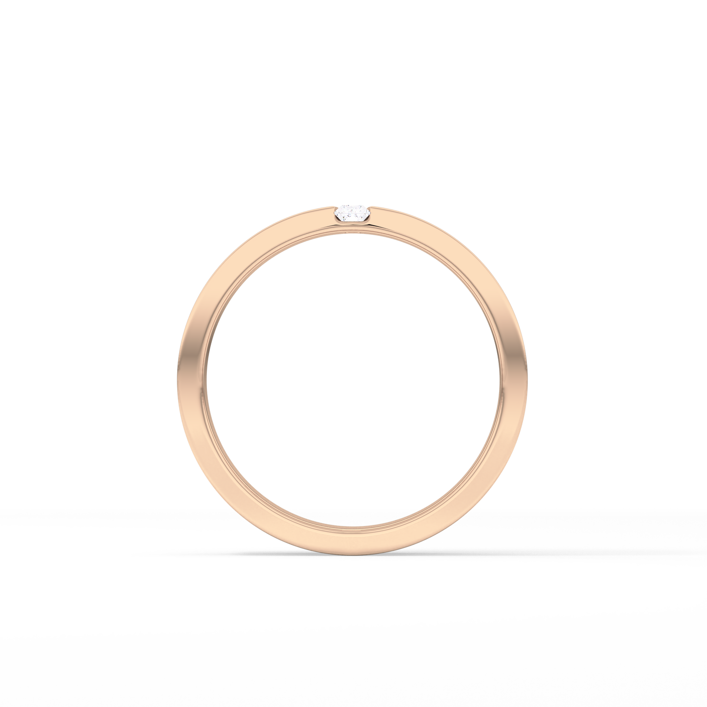 0.1 TCW Baguette  Lab Grown Diamond Wedding Band