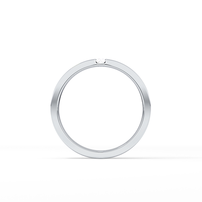 0.1 TCW Baguette  Lab Grown Diamond Wedding Band