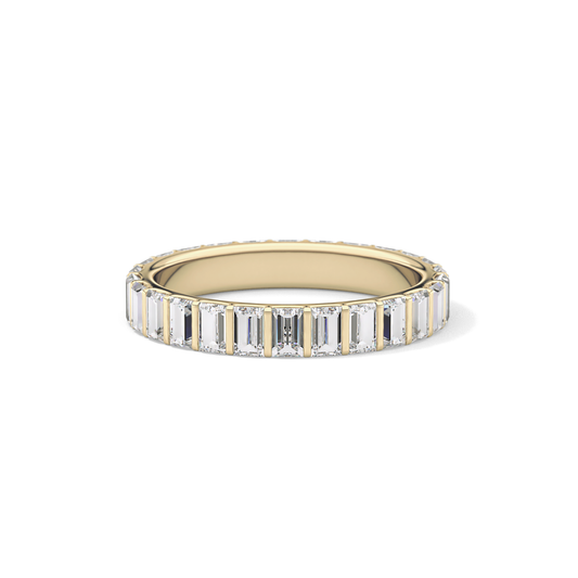 1.08 TCW Baguette Lab Grown Diamond Full Eternity Wedding Band
