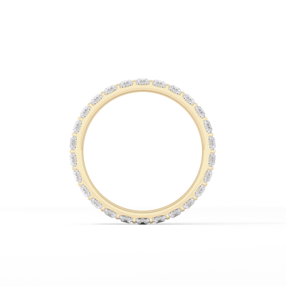 1.08 TCW Baguette Lab Grown Diamond Full Eternity Wedding Band