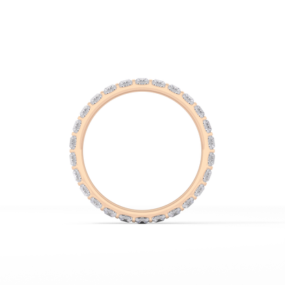 1.08 TCW Baguette Lab Grown Diamond Full Eternity Wedding Band