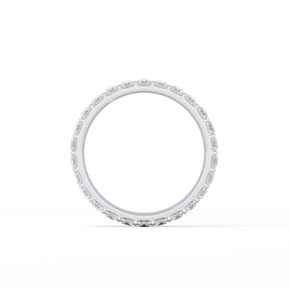1.08 TCW Baguette Lab Grown Diamond Full Eternity Wedding Band
