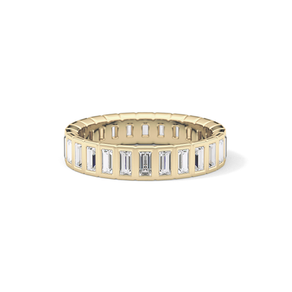 0.8 TCW Baguette Lab Grown Diamond Full Eternity Wedding Band