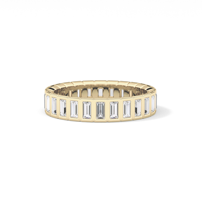 0.8 TCW Baguette Lab Grown Diamond Full Eternity Wedding Band