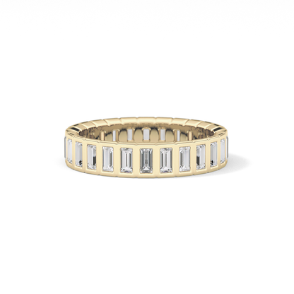 0.8 TCW Baguette Lab Grown Diamond Full Eternity Wedding Band