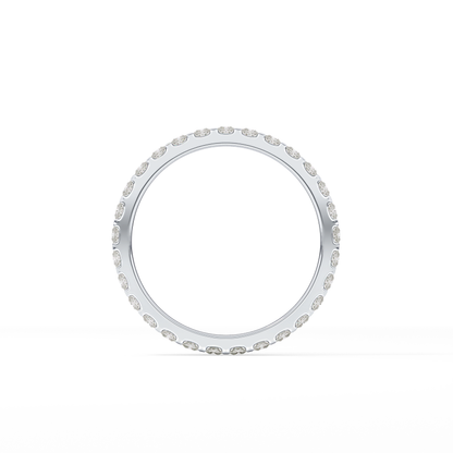 0.54 TCW Princess Lab Grown Diamond Full Eternity Wedding Band