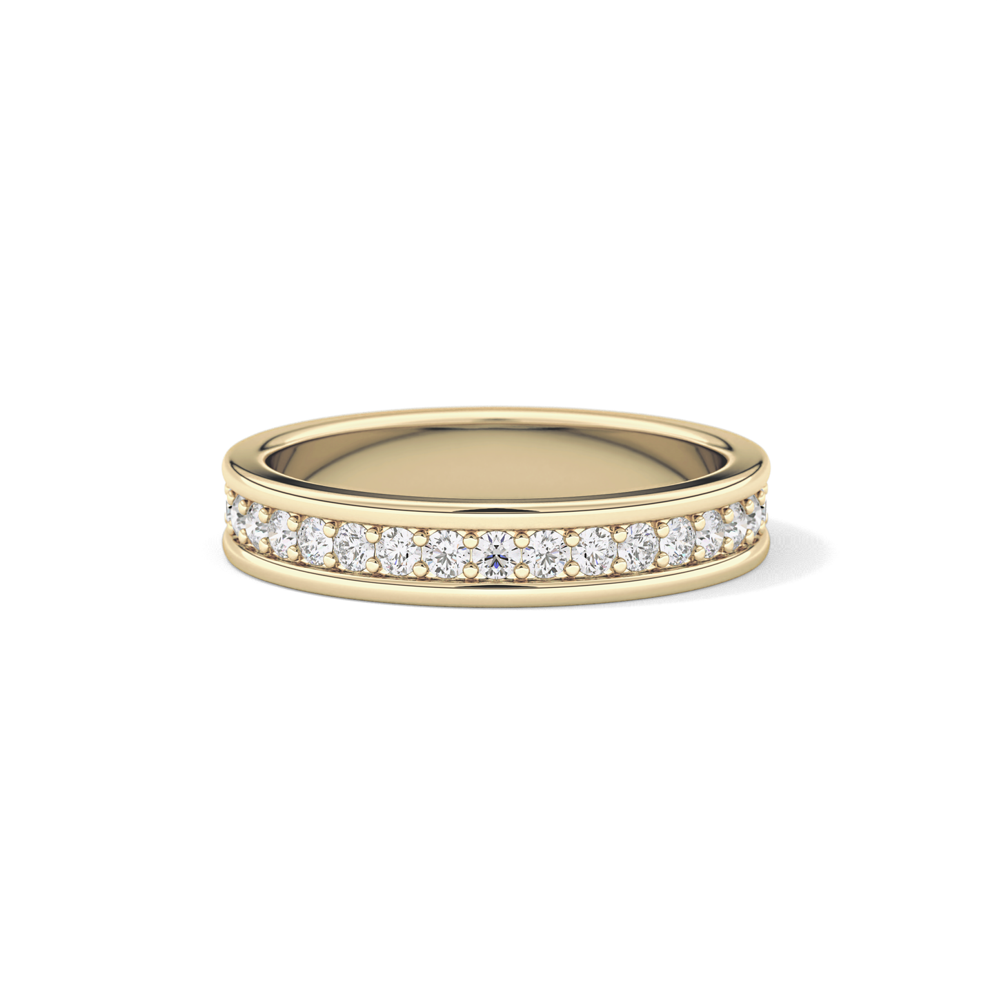 0.7 TCW Round Lab Grown Diamond Full Eternity Wedding Band