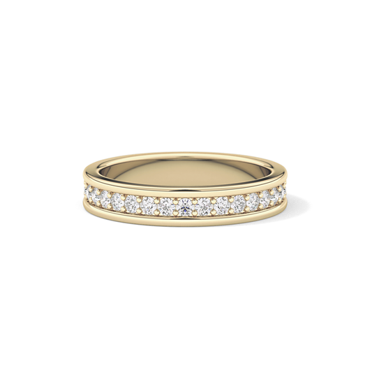 0.7 TCW Round Lab Grown Diamond Full Eternity Wedding Band