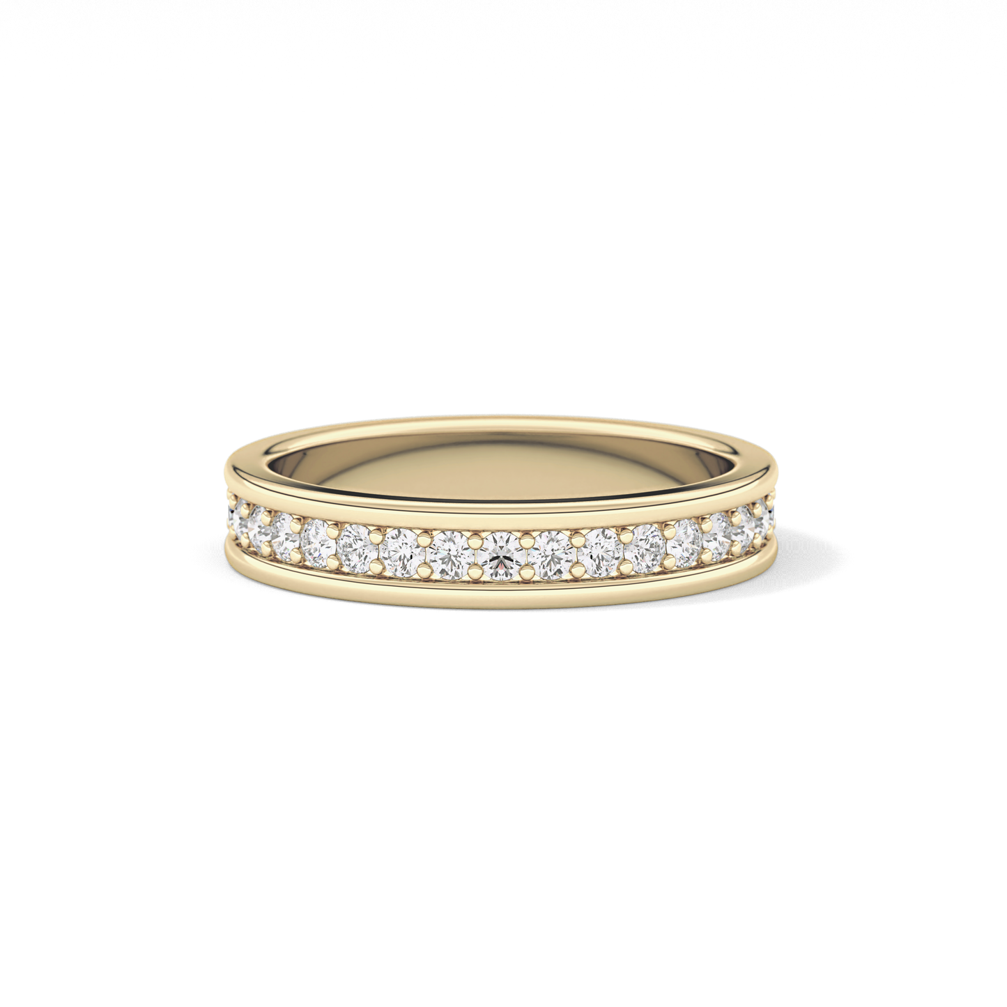 0.7 TCW Round Lab Grown Diamond Full Eternity Wedding Band