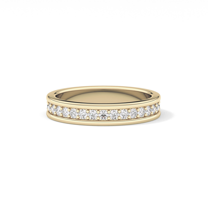 0.7 TCW Round Lab Grown Diamond Full Eternity Wedding Band
