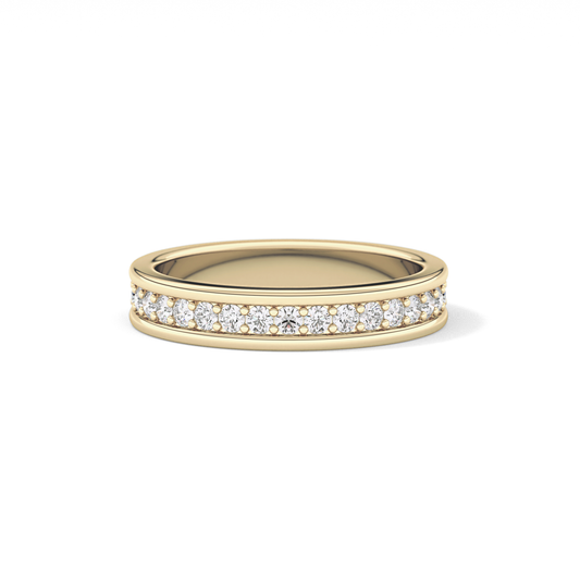 0.7 TCW Round Lab Grown Diamond Full Eternity Wedding Band