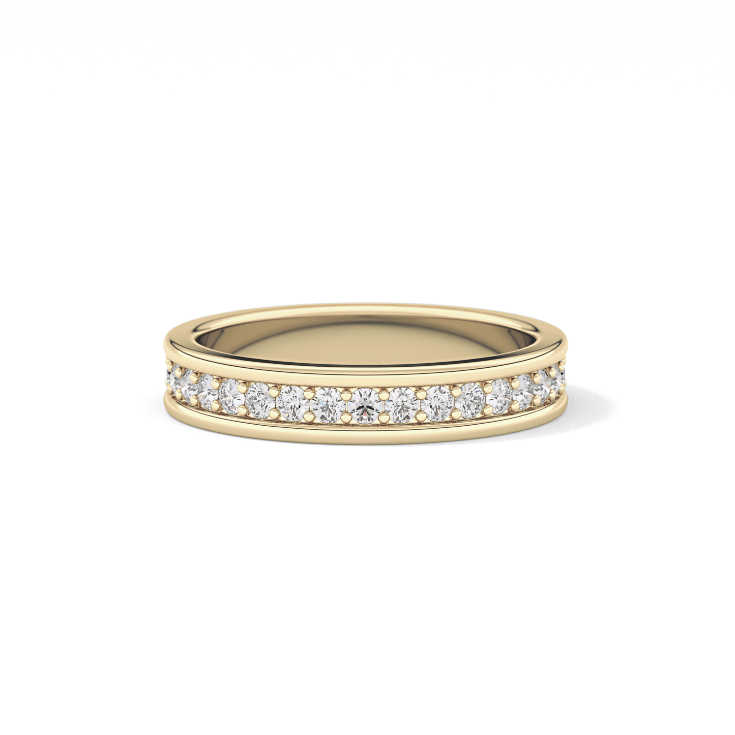0.7 TCW Round Lab Grown Diamond Full Eternity Wedding Band
