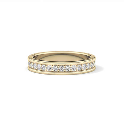 0.7 TCW Round Lab Grown Diamond Full Eternity Wedding Band