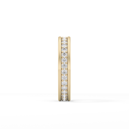 0.7 TCW Round Lab Grown Diamond Full Eternity Wedding Band