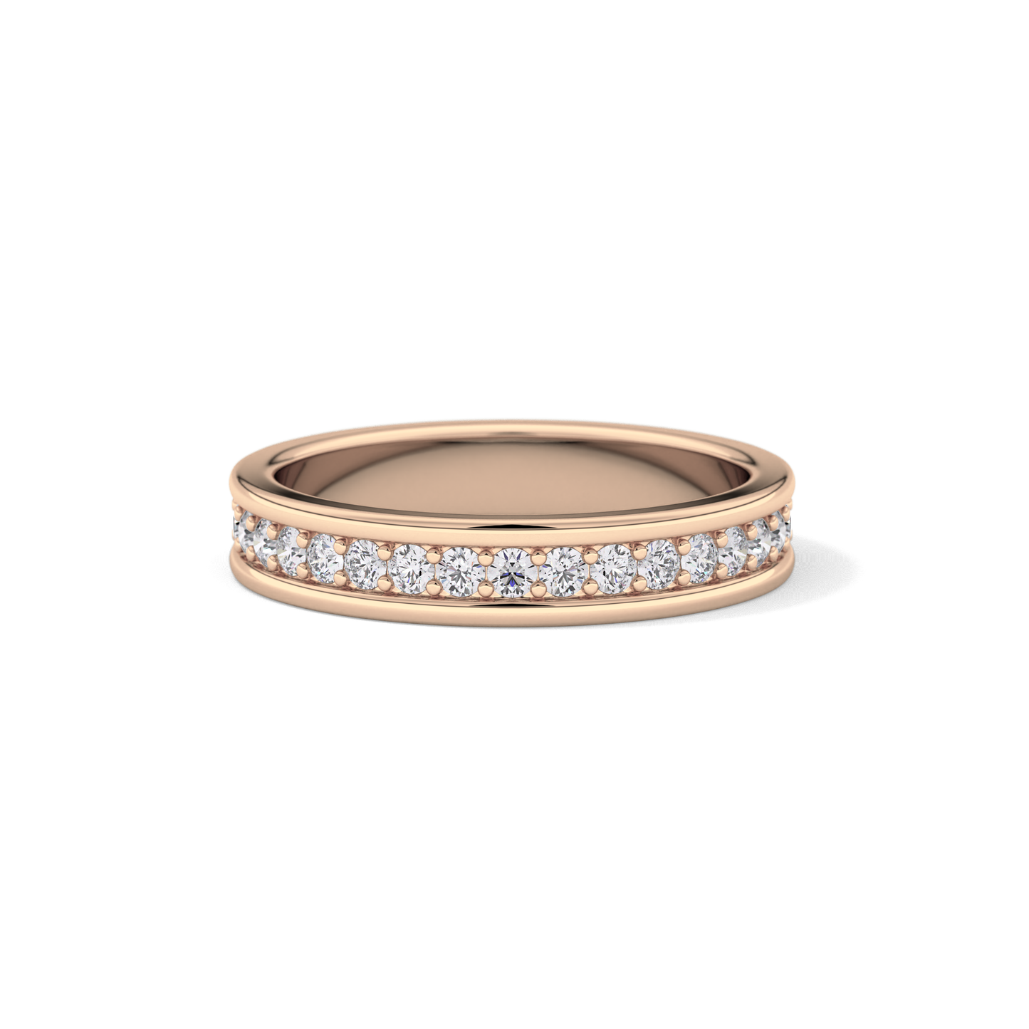 0.7 TCW Round Lab Grown Diamond Full Eternity Wedding Band