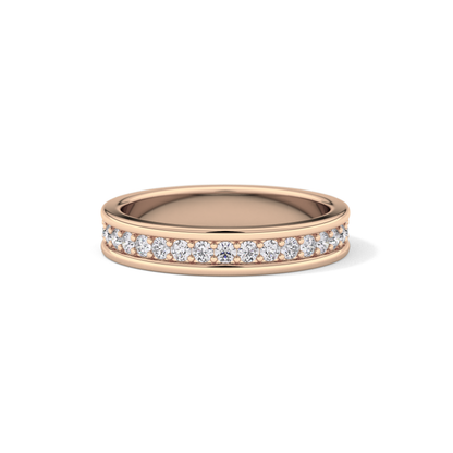 0.7 TCW Round Lab Grown Diamond Full Eternity Wedding Band