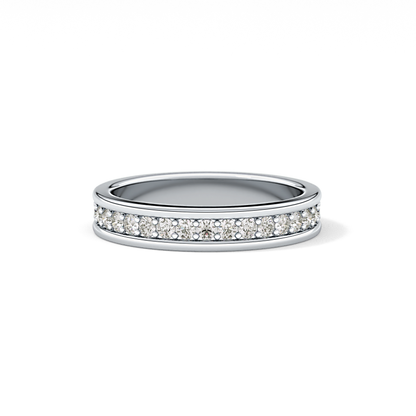 0.7 TCW Round Lab Grown Diamond Full Eternity Wedding Band