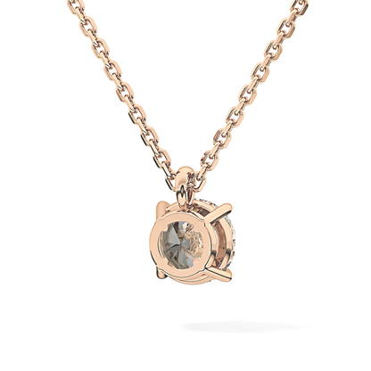 2 CT Round Lab-Grown Diamond Solitaire Necklace