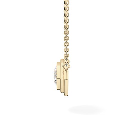 2 CT Marquise Lab-Grown Diamond Solitaire & Bezel Necklace