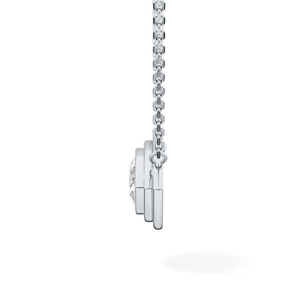2 CT Marquise Lab-Grown Diamond Solitaire & Bezel Necklace