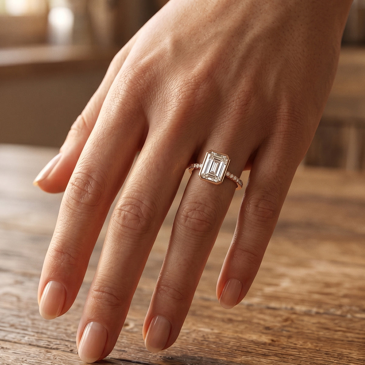  [Shape][Style] Lab Grown Diamond Engagement Ring