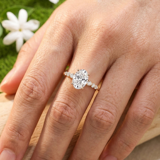 [Shape][Style] Lab Grown Diamond Engagement Ring
