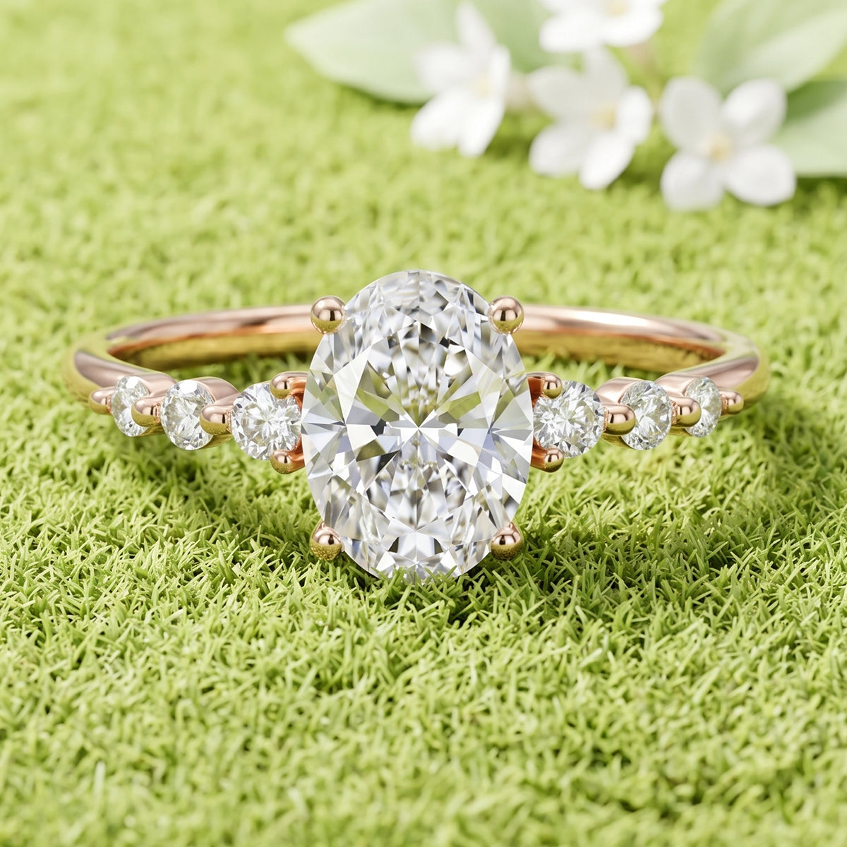  [Shape][Style] Lab Grown Diamond Engagement Ring