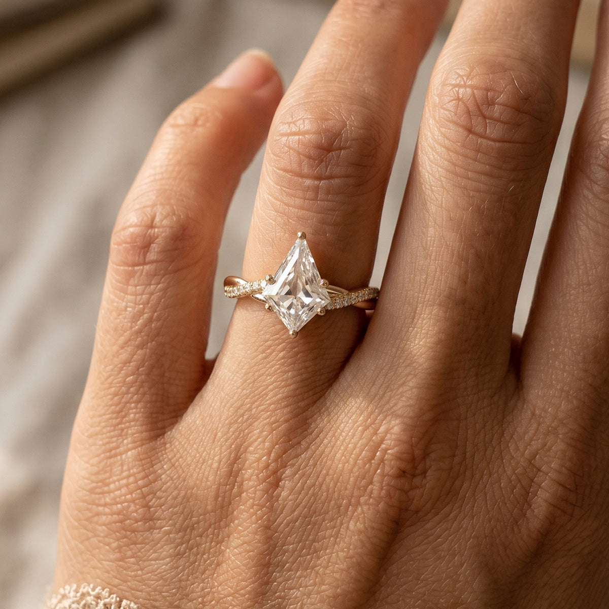  [Shape][Style] Lab Grown Diamond Engagement Ring