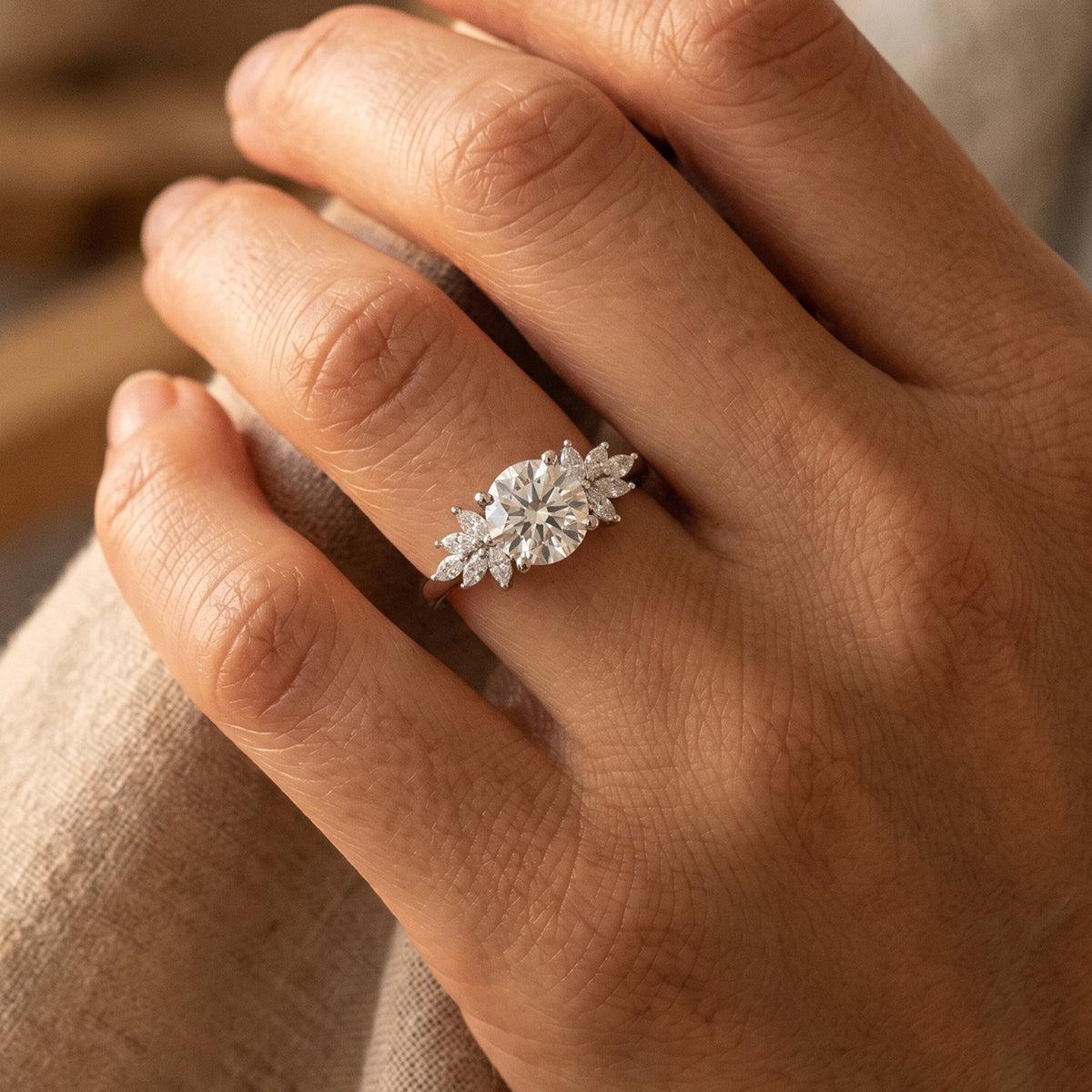  [Shape][Style] Lab Grown Diamond Engagement Ring