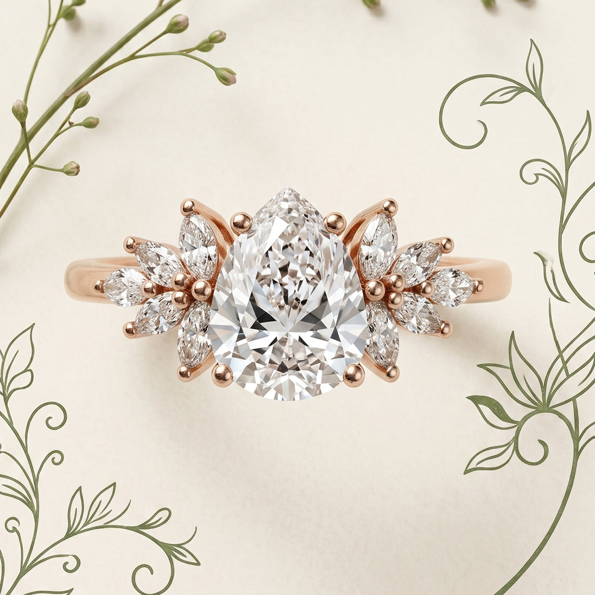  [Shape][Style] Lab Grown Diamond Engagement Ring