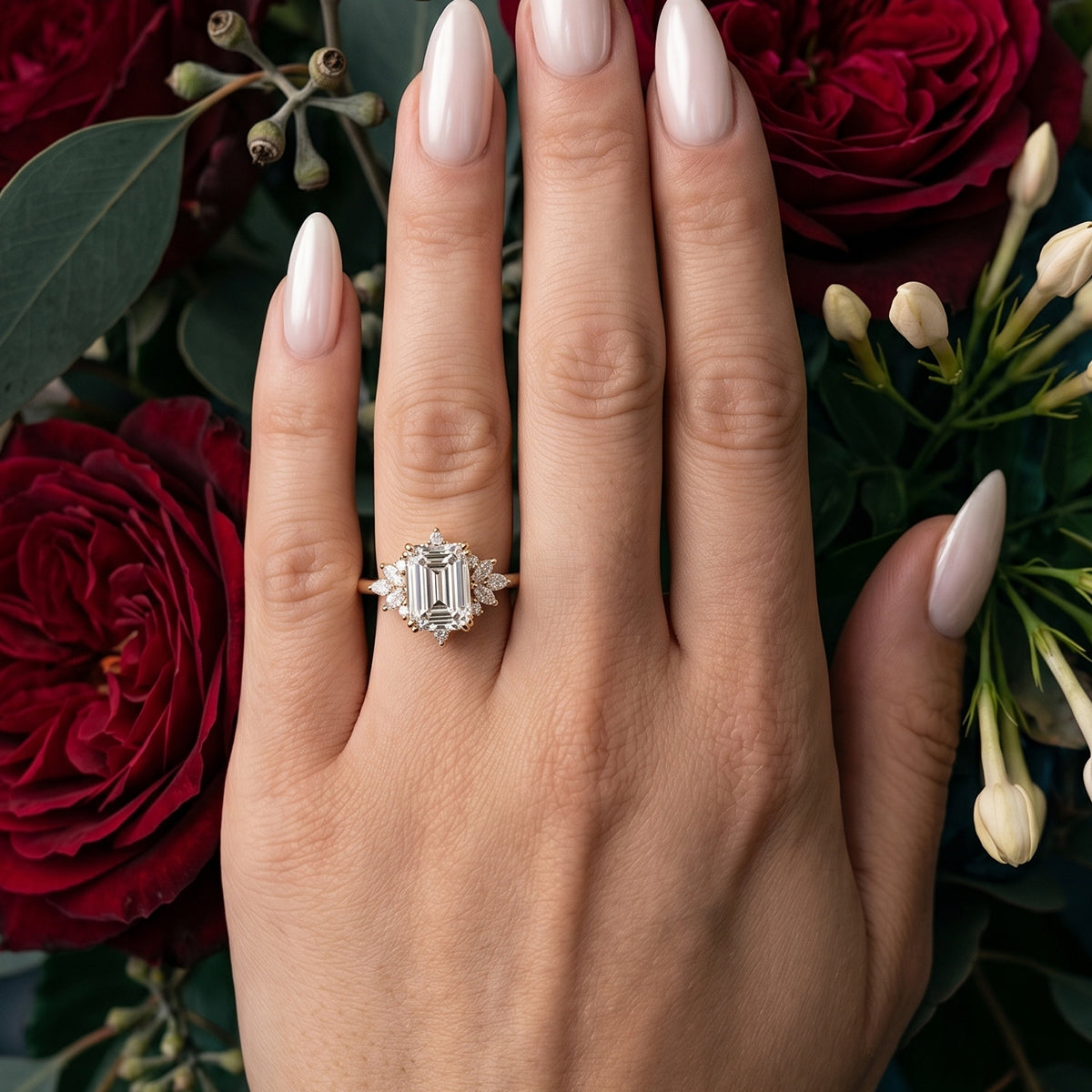  [Shape][Style] Lab Grown Diamond Engagement Ring